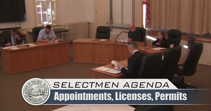 From the Board of Selectmen