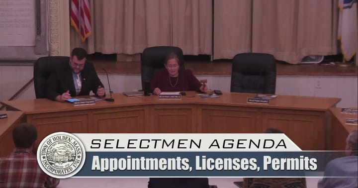 From the Board of Selectmen
